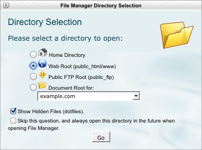 bluehost file manage